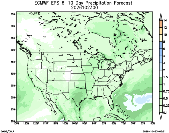 6-10 Day Forecast Map