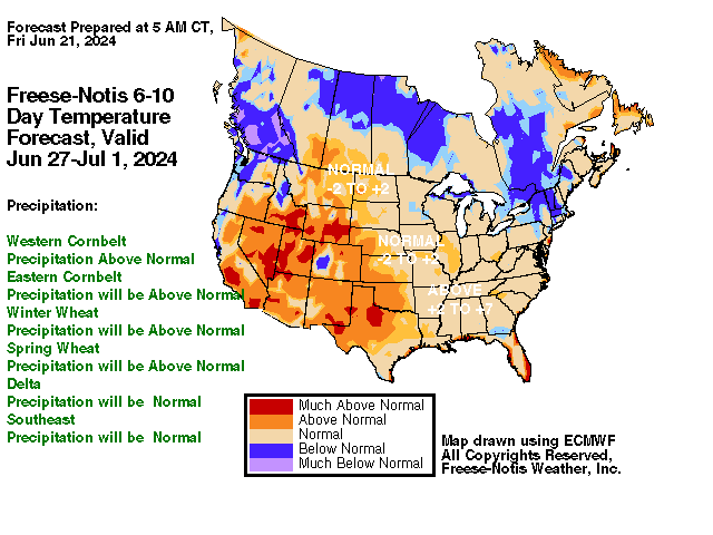 6-10 Day Forecast Map