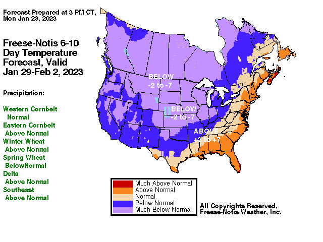 6-10 Day Forecast Map